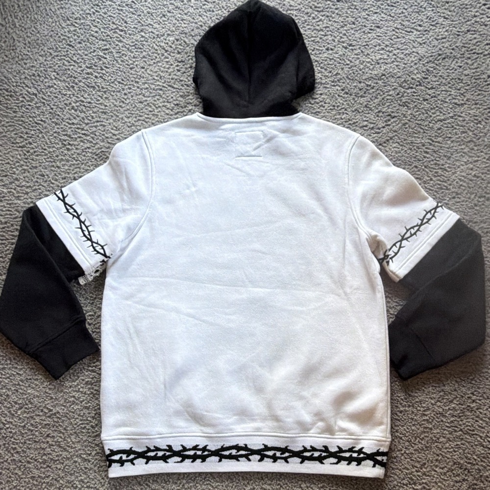 NWT Lurking Class Stallion Hoodie Mens M Black White Grim Reaper Horse Zumiez - Picture 11 of 11